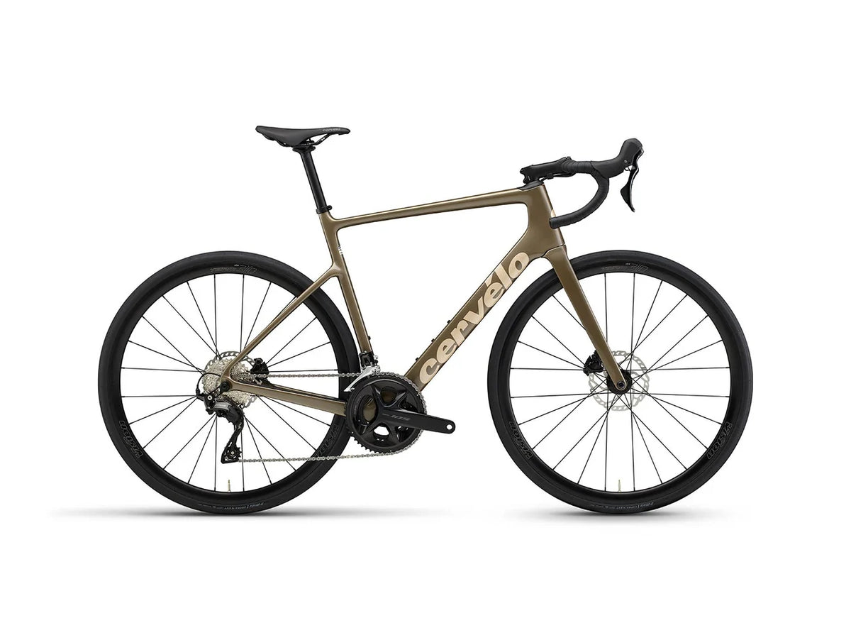 Cervélo Caledonia Shimano 105 road bike in Mocha – side view