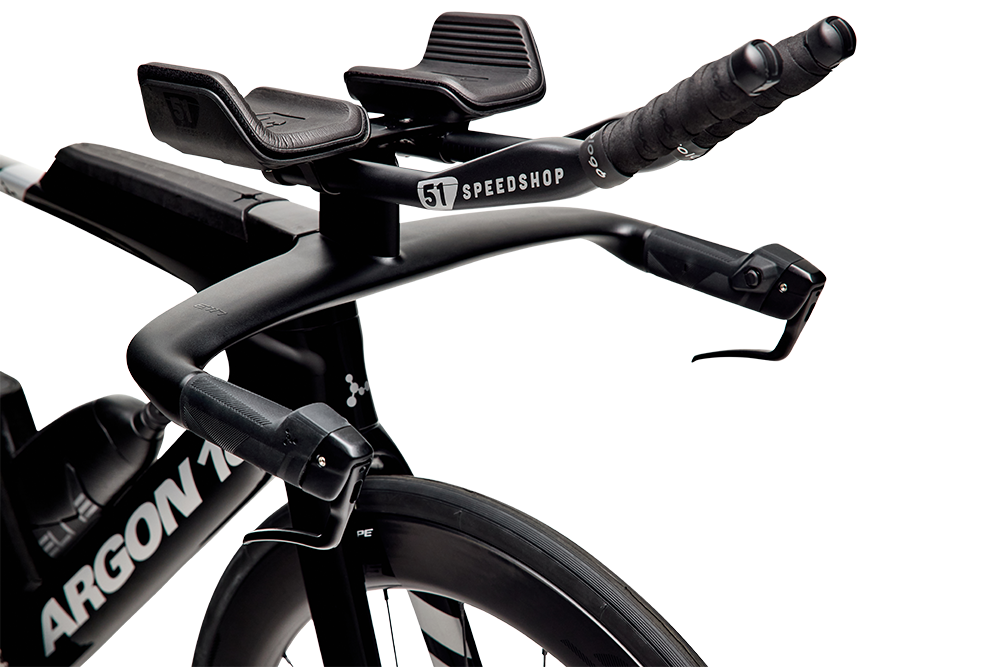 Argon 18 E117  Shimano 105 Di2 Tri Bike - Black - EX DISPLAY