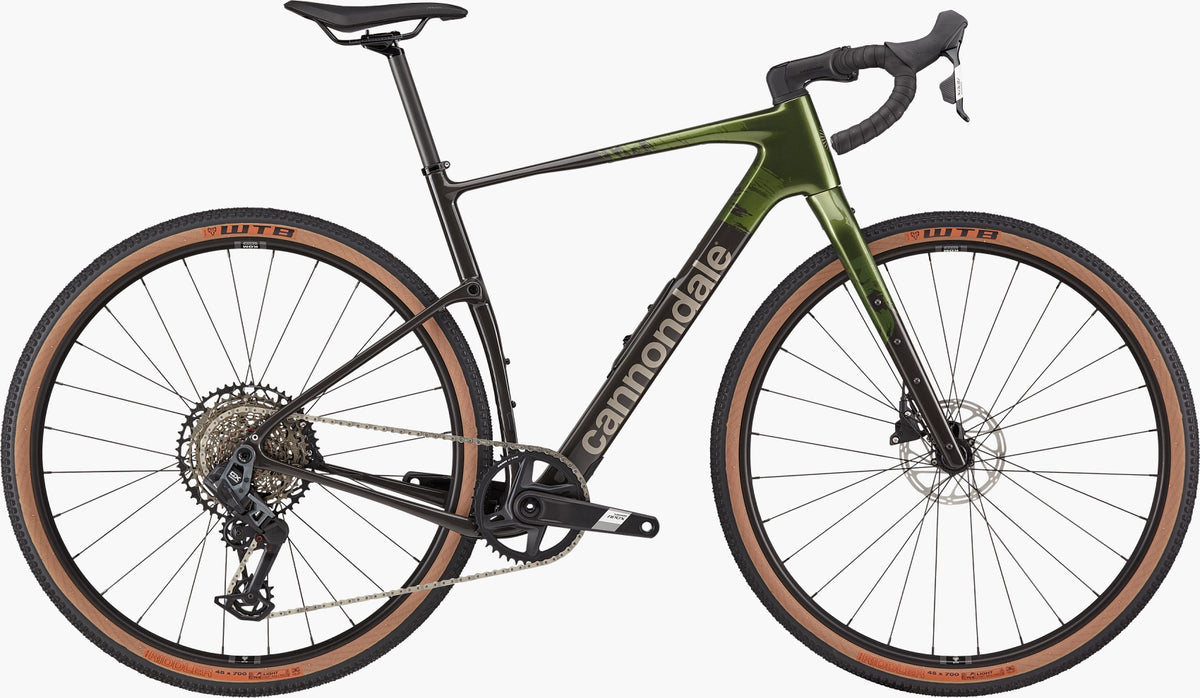 Cannondale Topstone Carbon 2 AXS 1x Spruce Green – side view