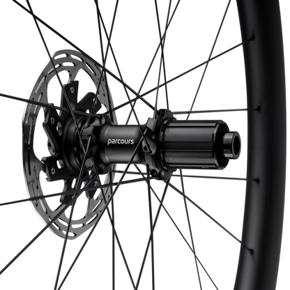 Parcours Carbon Ronde Disc Brake Road Wheelset - 35/39mm Depth