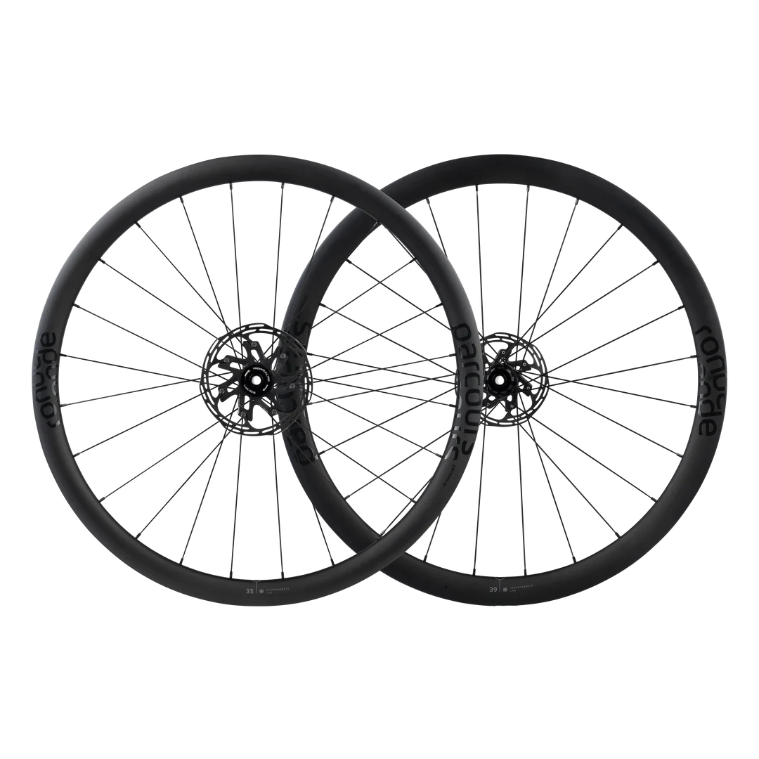Parcours Carbon Ronde Disc Brake Road Wheelset - 35/39mm Depth