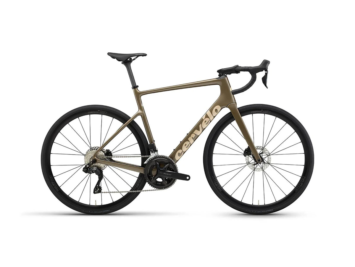 Cervélo Caledonia Shimano 105 Di2 road bike in Mocha – side view