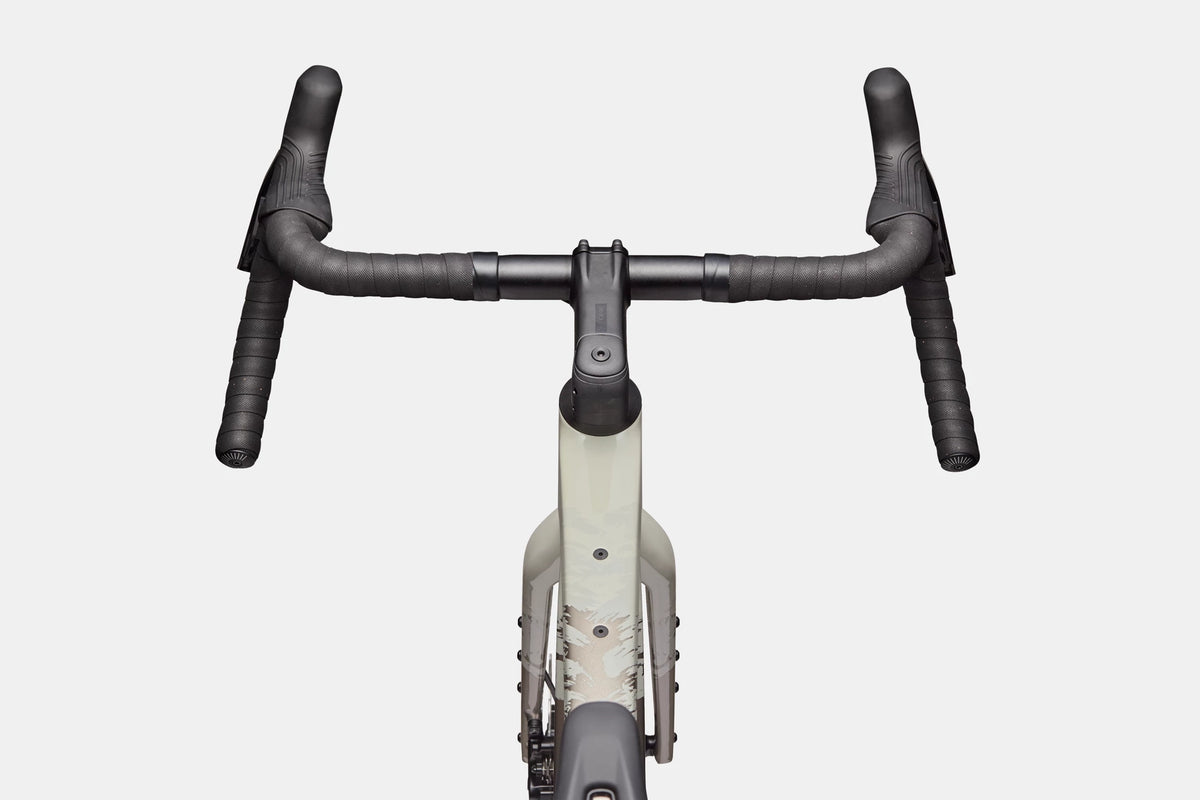 Cannondale Topstone Carbon 3 GRX 2x Chalk – cockpit detail