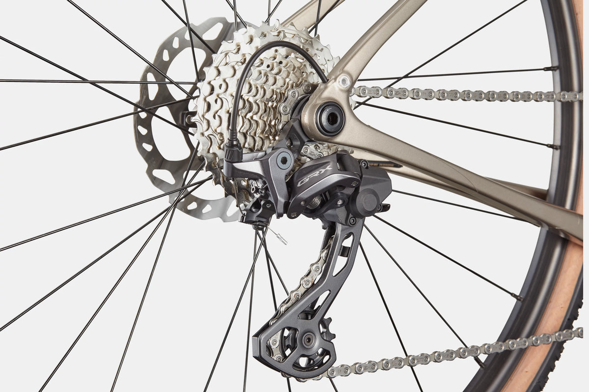Cannondale Topstone Carbon 3 GRX 2x Chalk – GRX rear derailleur detail
