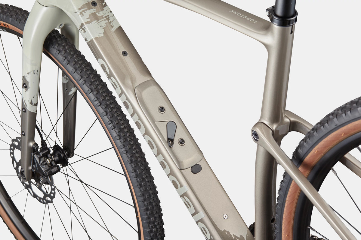 Cannondale Topstone Carbon 3 GRX 2x Chalk – frame storage and Kingpin detail