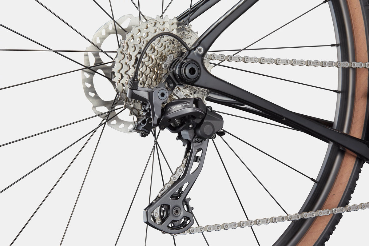 Cannondale Topstone Carbon 3 GRX 2x Smoke Black – GRX rear derailleur detail