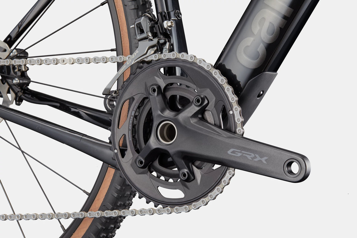 Cannondale Topstone Carbon 3 GRX 2x Smoke Black – GRX crankset detail