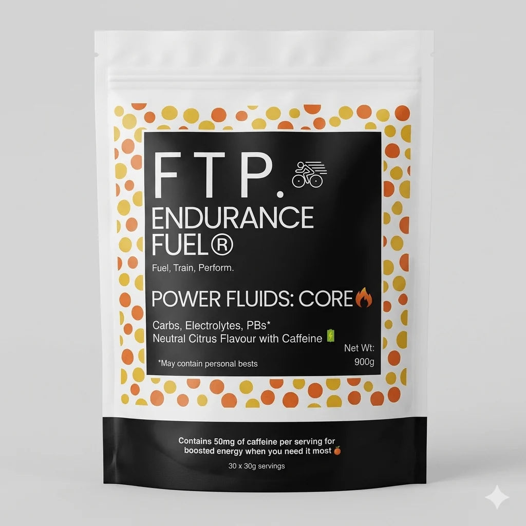 FTP Power Fluids Carbohydrate & Electrolyte Drink Mix - 900g