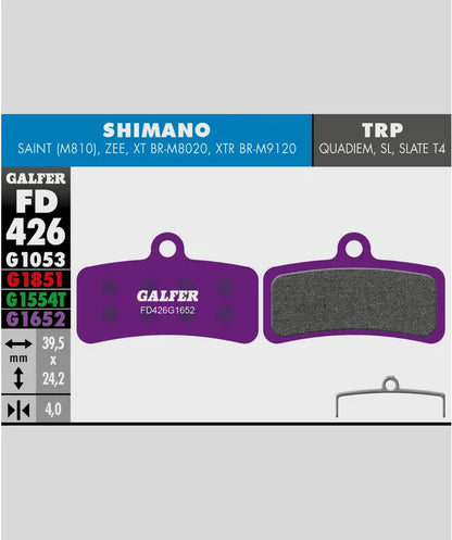 Galfer Purple Disc Brake Pads - E-Bike