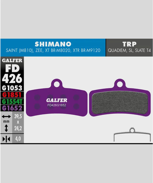 Galfer Purple Disc Brake Pads - E-Bike