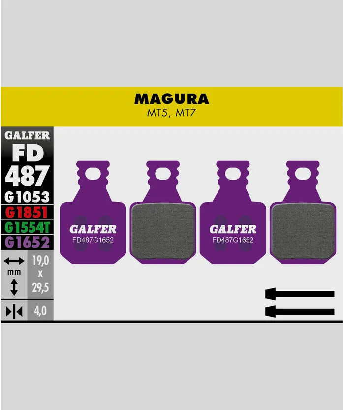 Galfer Purple Disc Brake Pads - E-Bike