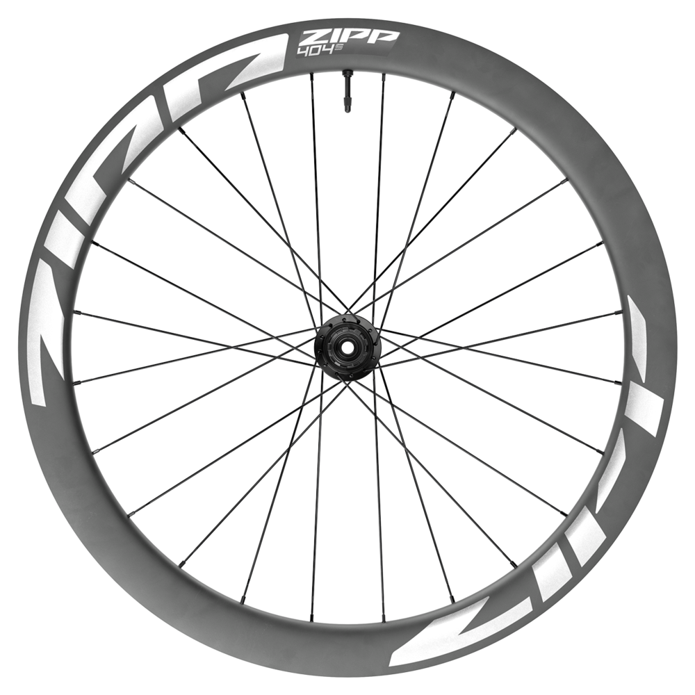Zipp 404 S carbon wheel with White graphics